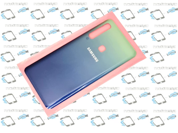 Samsung Galaxy A9 A920 2018 Arka Pil Kapağı (CAM) MAVİ