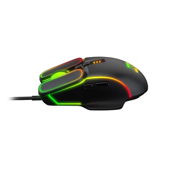 Hadron Bomber G350 6400 Dpı Rgb Ledli  1.5m Kablolu Oyuncu Mouse - 3