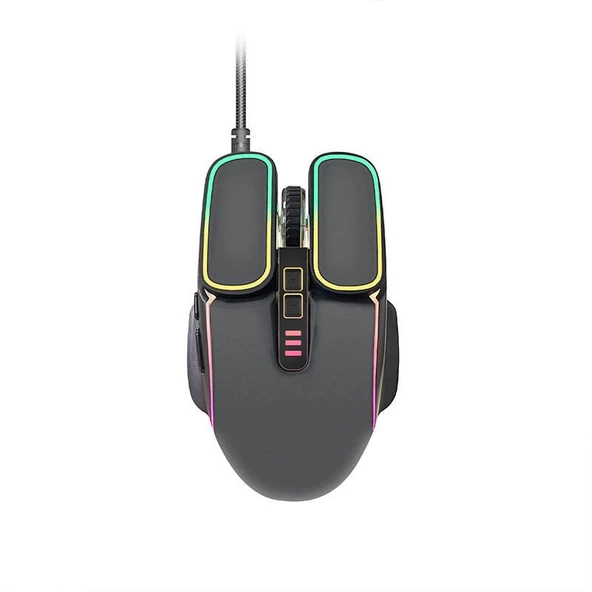 Hadron Bomber G350 6400 Dpı Rgb Ledli  1.5m Kablolu Oyuncu Mouse