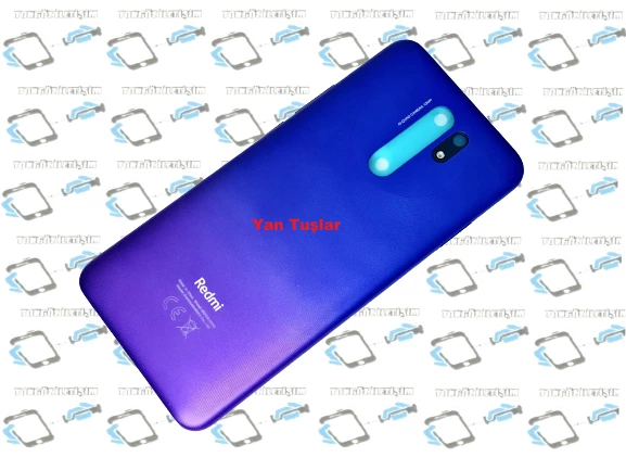 Tkgz Xiaomi Redmi 9 Kasa Arka Pil Batarya Kapağı MAVİ