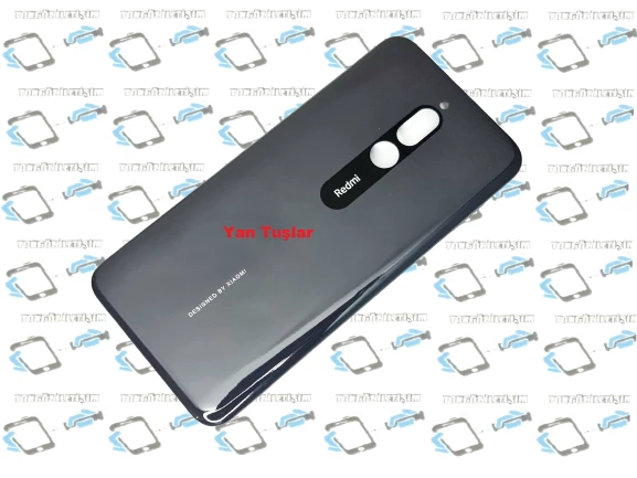 Tkgz Xiaomi Redmi 8 Kasa Arka Pil Batarya Kapağı SİYAH