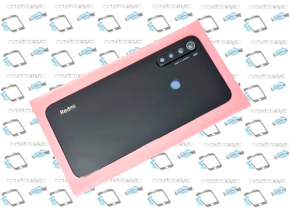 Xiaomi Redmi Note 8 Arka Pil Batarya Kapağı (Kamera Camı) Siyah