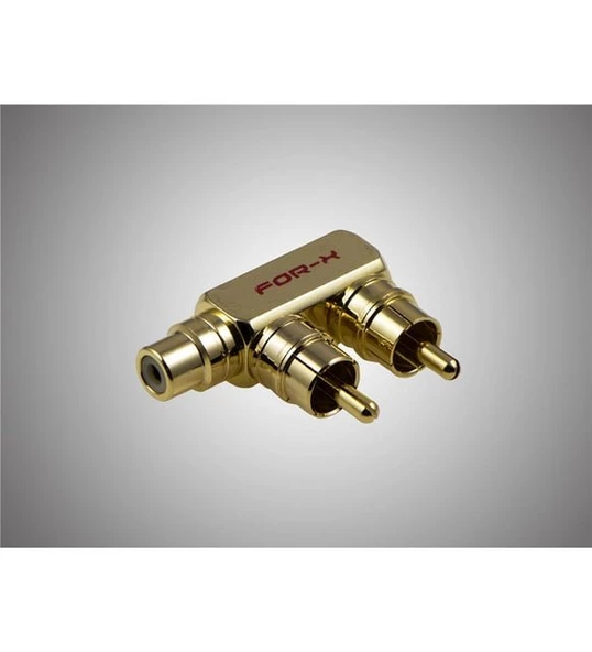 For-X XY-54T Metal Y Fişi RCA Dağıtıcı