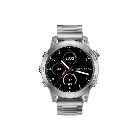 ScHitec RW46 Amoled Ekran Android İos HarmonyOs Uyumlu 3 Kordonlu Akıllı Saat Gümüş ürün görseli 1