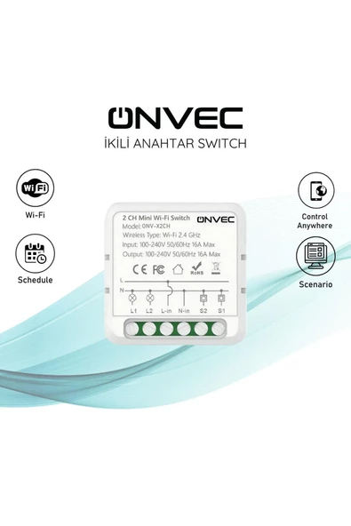 ONVEC Smart İkili Anahtar Swich