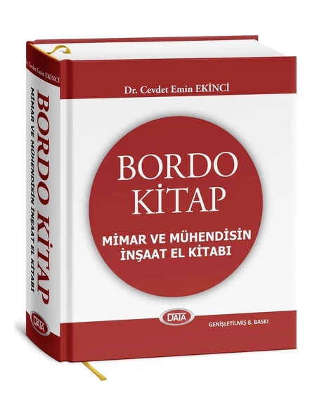 Data Yayınları Bordo Kitap: Mimar Ve Mühendisin İnşaat El Kitabı