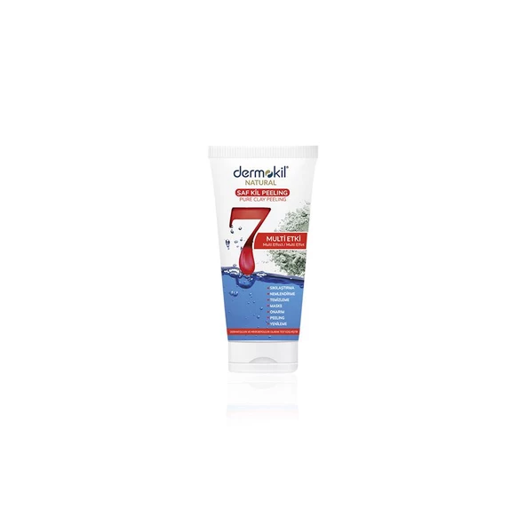 DERMOKİL NATURAL SAF KİL PEELİNG  7 MULTİ ETKİ 150ML