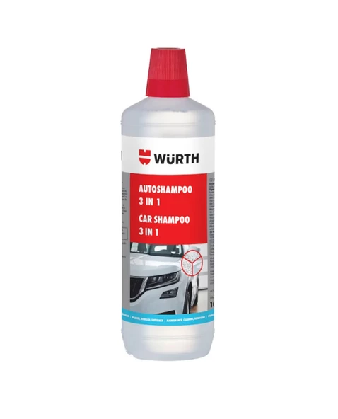 Würth 3 Etkili Araç Şampuanı 1 Litre