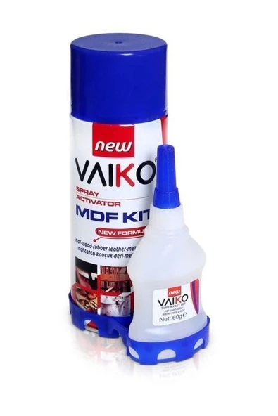 pilelistore VAIKO 200ml + 20g Plastik MDF Seramik Hızlı Yapıştırıcı