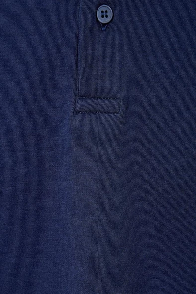 Koton Polo Yaka Sweatshirt Düğmeli Pamuklu - 6