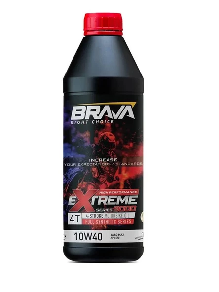 Brava Extreme 9000 4T 10W40 Tam Sentetik Yağ