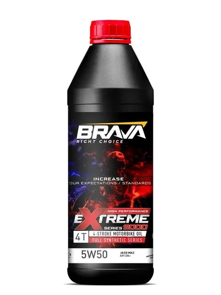 Brava Extreme 9000 4T 5W50 Tam Sentetik Yağ