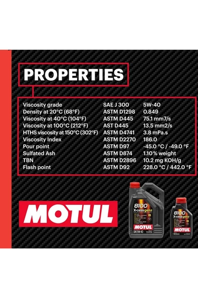 Motul 8100 X-CESS G2 5W40 5 Litre Benzinli ve Dizel Motor Yağı  Sentetik Motor Yağı