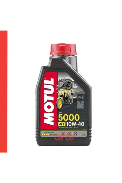 Motul 5000 10w-40 4t 1l Motosiklet Motor Yağı Güncel Ürün 1 Adet