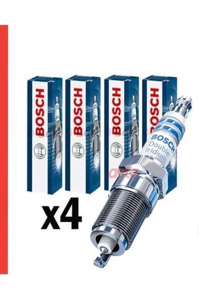 Bosch Nissan Qashqaı 1.6 2007-2013 Çift Iridyum Buji 4 Adet