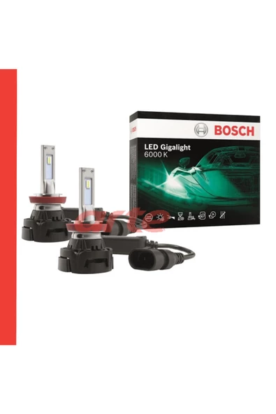 Bosch H4 Gigalight Led Ampul 12V 30W 6000K 1987301554