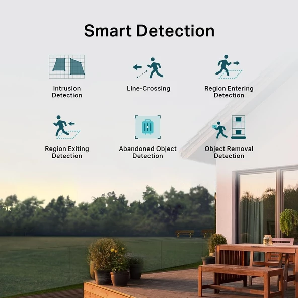 TP-Link VIGI C440 4mm 4MP Full-Color Dome IP Kamera (1/3",30fps,FHD,H265+PoE) - Resim 5