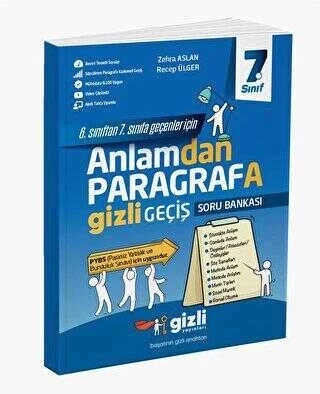Gizli Yayınları 7. Sınıf Anlamdan Paragrafa Gizli Geçiş ürün görseli