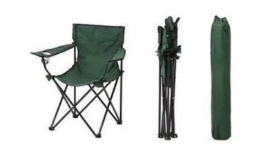 Mandella Rejisör Kamp Sandalyesi Piknik, Plaj, Balıkçı,Bahçe,Balkon Sandalyesi Yeşil (2 Adet) - Resim 3