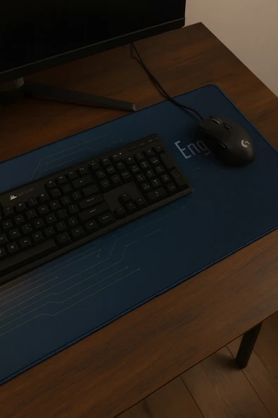 SonicTouch UltraGrand Kişiye, İsme Özel Engineer Xxl Mühendis Klavye Mouse Pad 40x90Cm - Resim 2