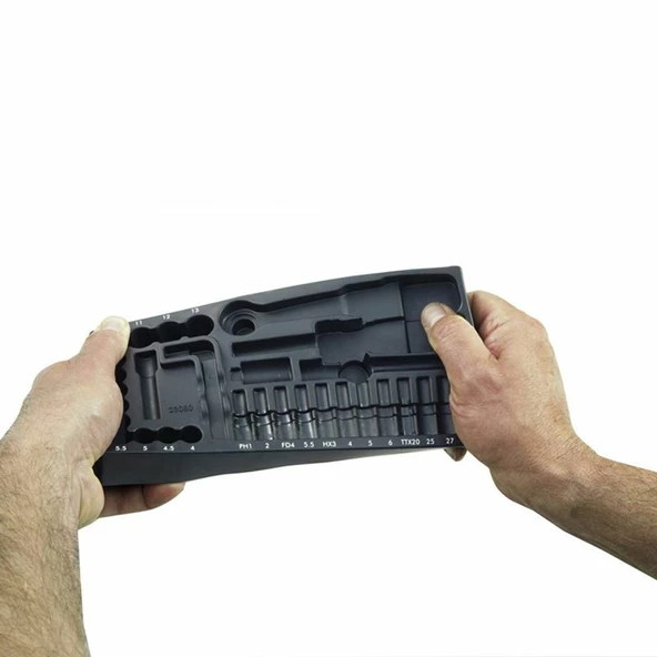 Proxxon 23020 1/4" Ve 1/2" 27 Parçalı Lokma Takımı - 5