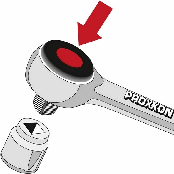 Proxxon 23020 1/4" Ve 1/2" 27 Parçalı Lokma Takımı - 4