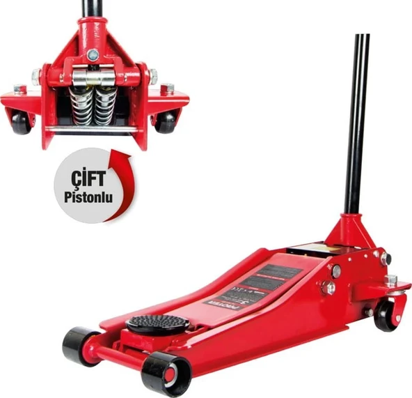 Proter PR 303 D 3 Ton Düşük Profil Arabalı Zemin Krikosu - Resim 2