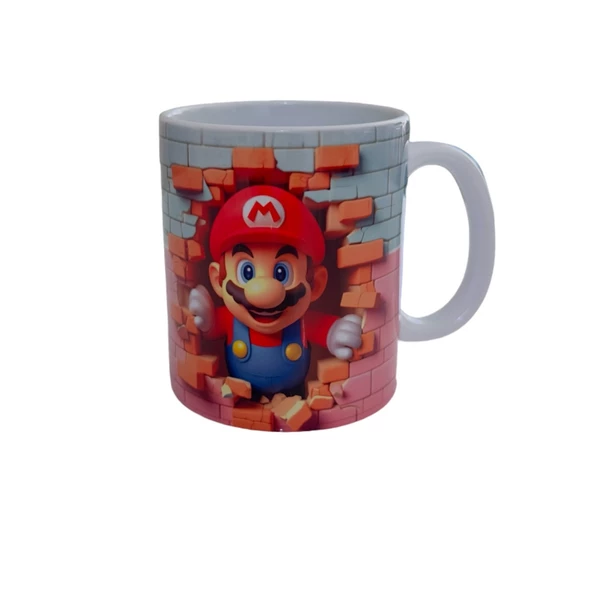 BASKILI KUPA,SÜPER MARİO BASKILI KUPA,KUPA BARDAK - 3