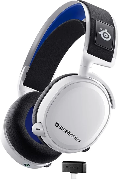 SteelSeries Arctis 7P+ Wireless Gaming Kulaklık - Kayıpsız 2.4 GHz - 30 Saat Kullanım - USB-C - 3D Audio - PS5, PS4, PC, Mac, Android ve Switch