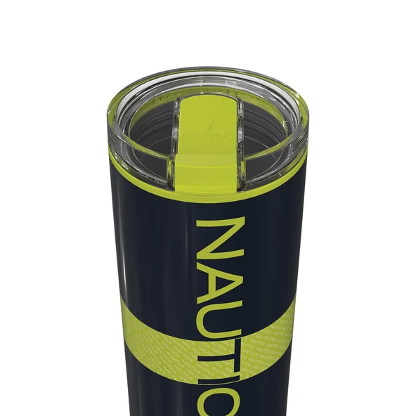 Nautica NTM02 Sport Termos Paslanmaz Çelik 650 ml Navy Lime - Resim 2