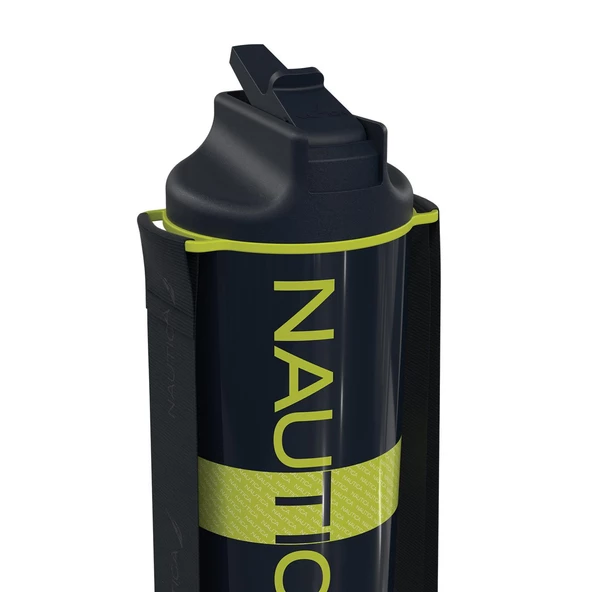 Nautica NTM02 Sport Termos Paslanmaz Çelik 650 ml Navy Lime - Resim 3