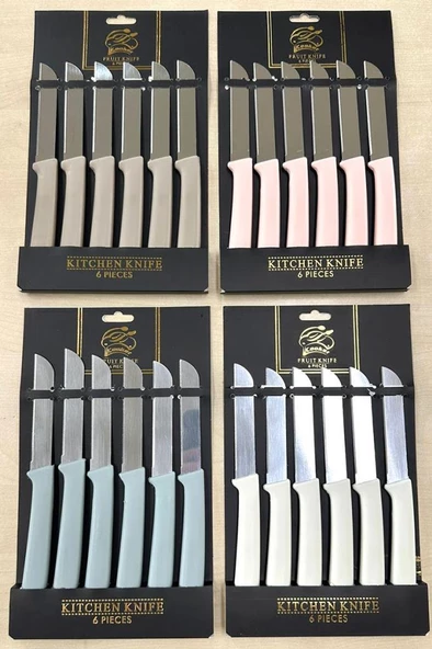 Cooker CKR-2959 6'lı Meyve Bıçağı Pembe - 2