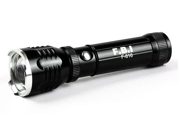 pilelistore F.B.I BF-816 CREE LED + Zoom + Mıknatıslı Şarjlı El Feneri