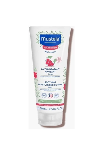 MUSTELA Çok Hassas Ciltler Için Rahatlatıcı Nemlendirici Bebek Losyonu 200 ml 3504105036454