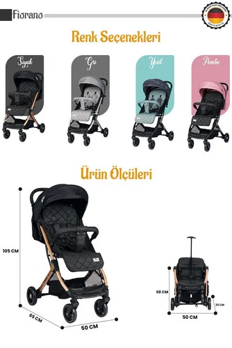 Lorelli Fiorano Kabin Boy Bebek Arabası - 10