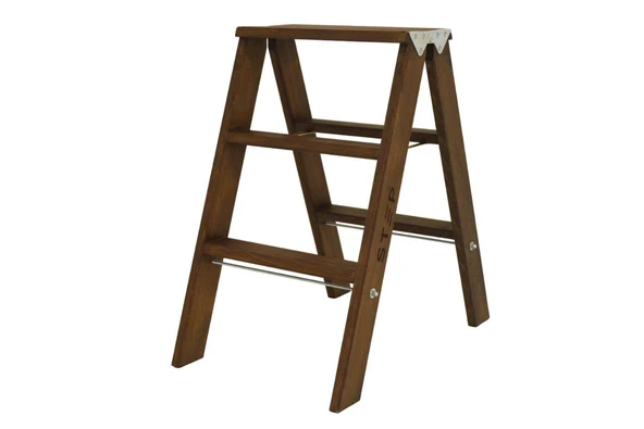STEP GORDİOS AHŞAP ÇİFT ÇIKIŞLI 2 BASAMAKLI MERDİVEN ürün görseli