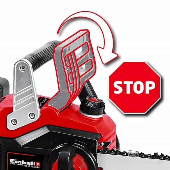 Einhell GE-LC 36/35 Li Solo Akülü Zincirli Ağaç Kesme - 3