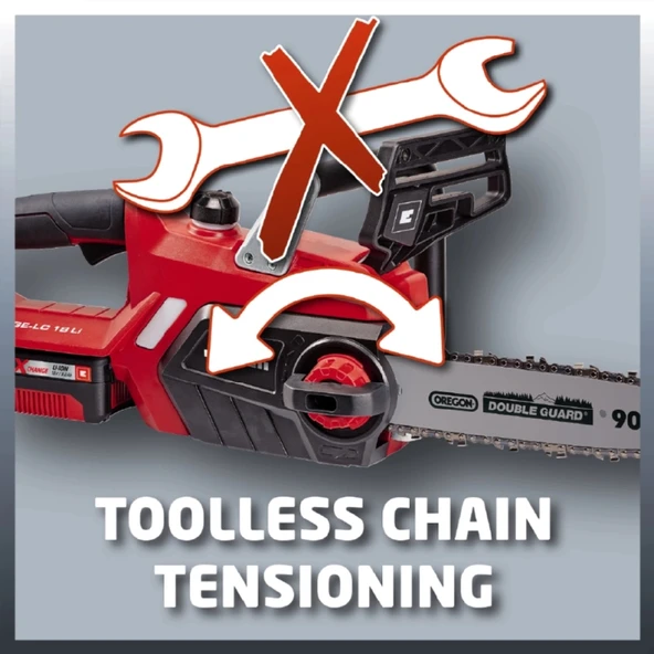 Einhell GE-LC 18 Li Kit Akülü Ağaç Kesim Motoru Odun Testeresi - Resim 7