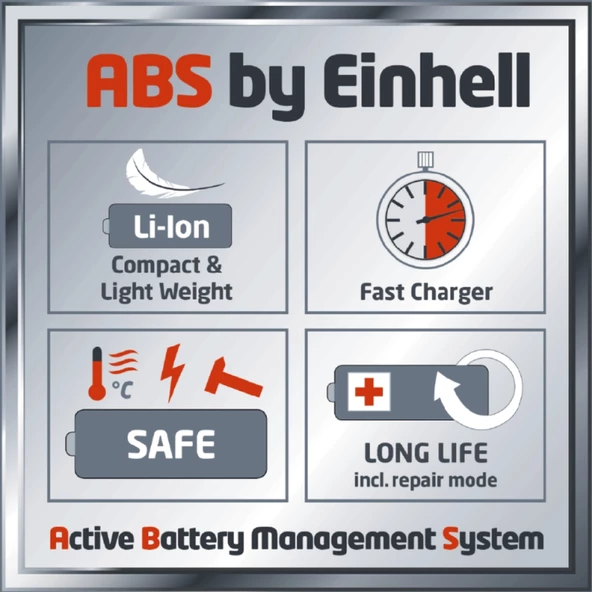 Einhell GE-LC 18 Li Kit Akülü Ağaç Kesim Motoru Odun Testeresi - 3