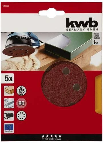 Kwb 49491908 80 Kum 125 mm Zımpara Kağıdı - 2