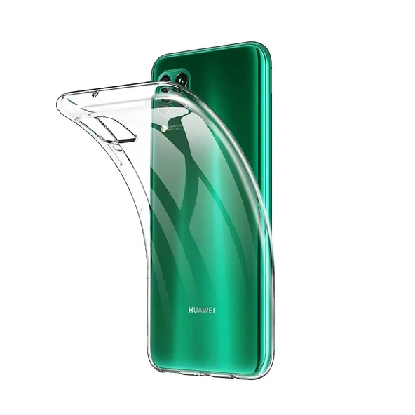 Huawei P40 Lite Kılıf Premium Şeffaf Silikon Kılıf