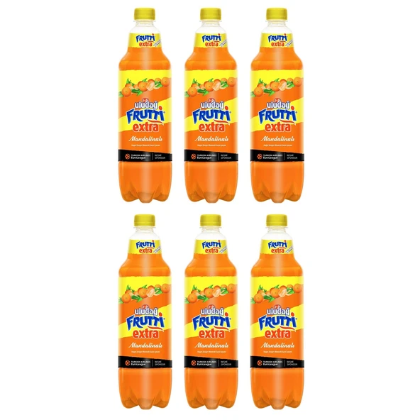 Uludağ Frutti Extra Mandalinalı 1 lt x 6 Adet - Resim 2