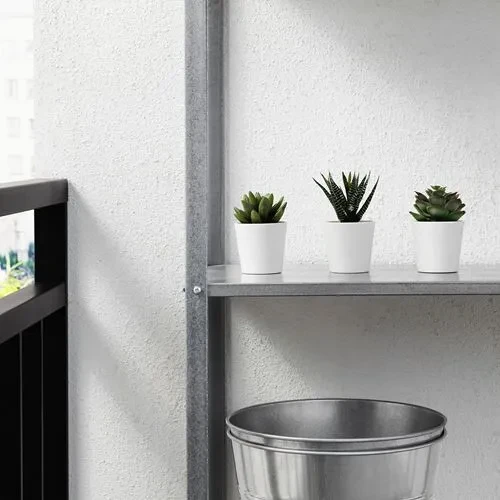 IKEA Fejka Kaktüs 3 Lü Set Yapay Bitki Çiçek Saksılı Kaktüs 6 Cm - 2
