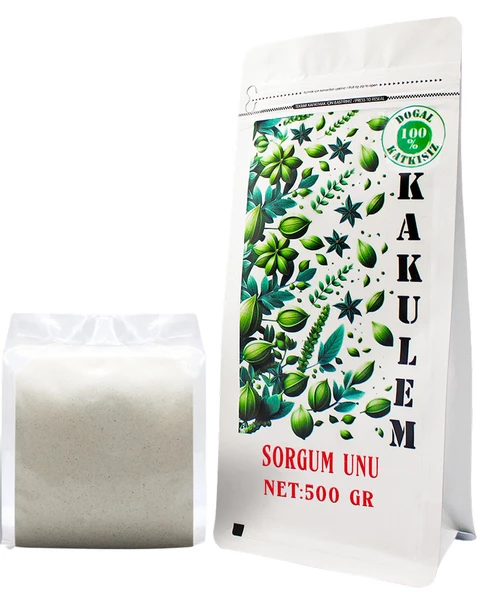 KAKULEM GLUTENSİZ SERTİFİKALI Yerli Sorgum Darı Unu 500 GR