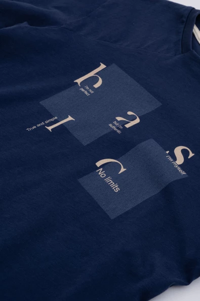 User Lacivert Pamuklu Erkek Tshirt - 3