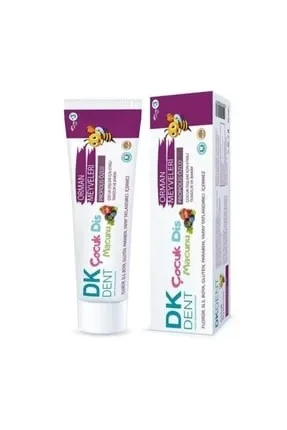 DERMOKİL DK DENT DİŞ MACUNU 50ML ÇOCUK ORMAN MEYVELERİ FLORÜRSÜZ