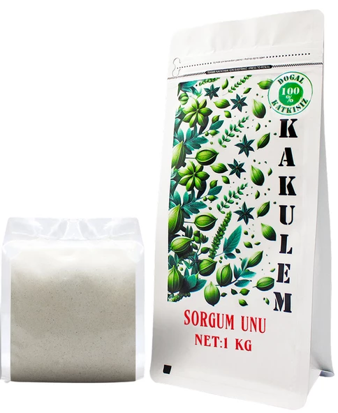 KAKULEM GLUTENSİZ SERTİFİKALI Yerli Sorgum Darı Unu 1 KG