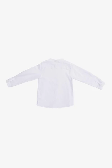 Clever Ekru Pamuklu Uzun Kol Erkek Gömlek - 2