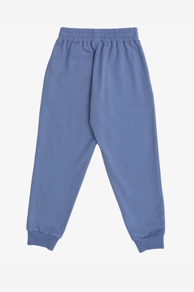 Uthar Koloni Mavi Pamuklu Çocuk Jogger - 2
