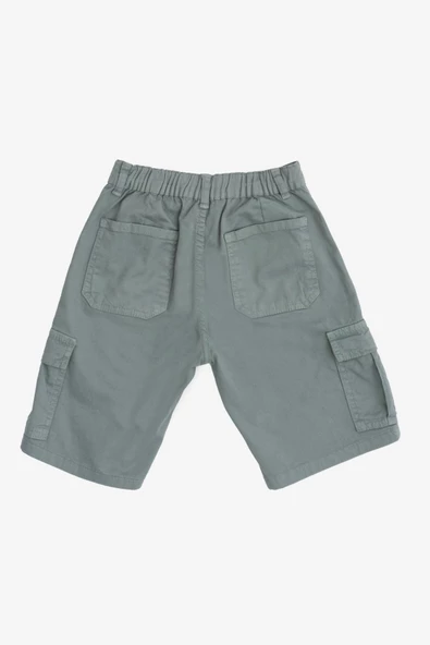 Karen Yeşil Cepli Erkek Şort - 2